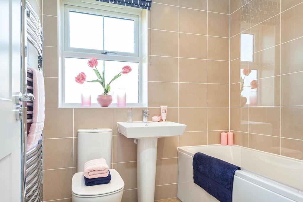 Bathroom in the Hadley 3 bedroom home