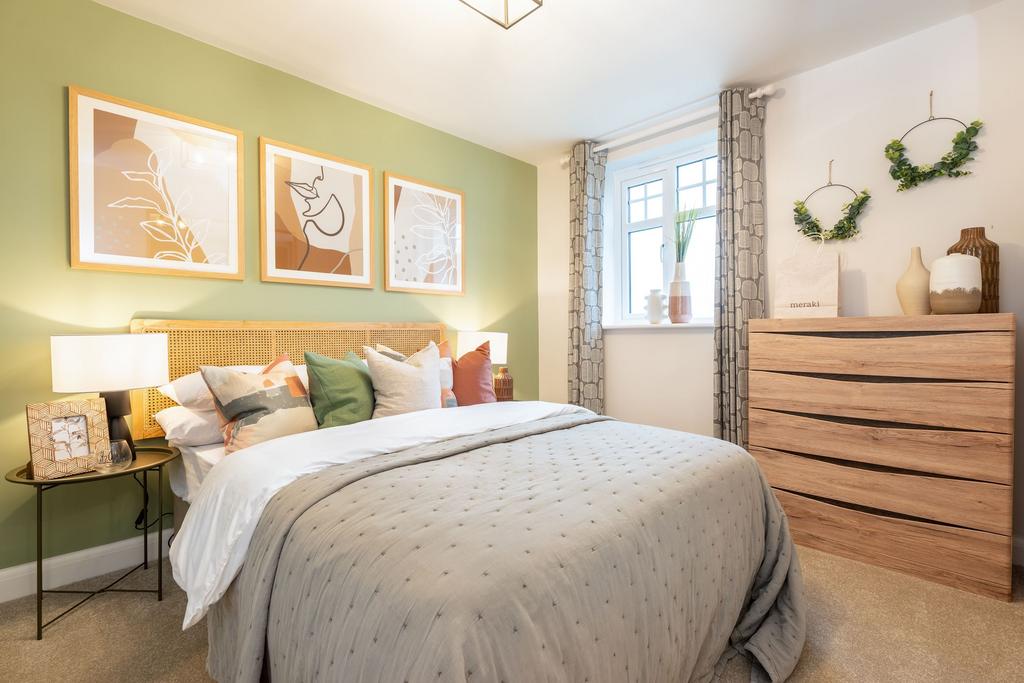 Kennett show home bedroom