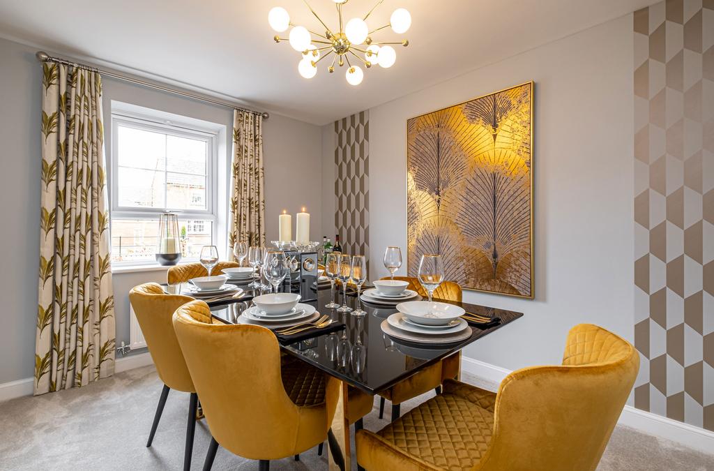 Interior view of the dining room in our 5 bed...