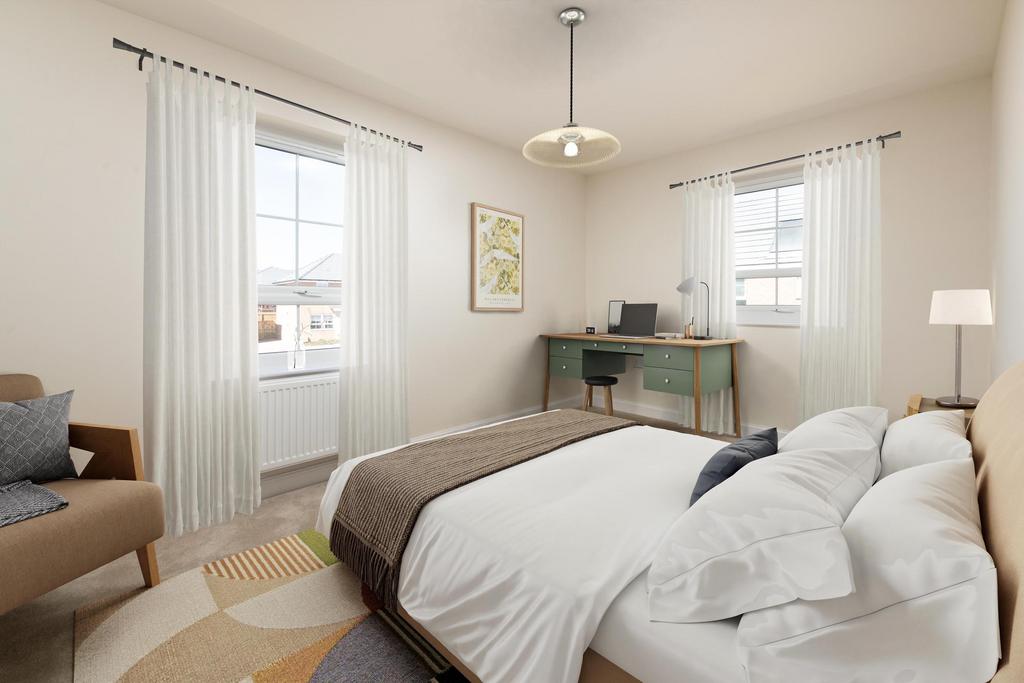 Inside view of Nightingale bedroom 3