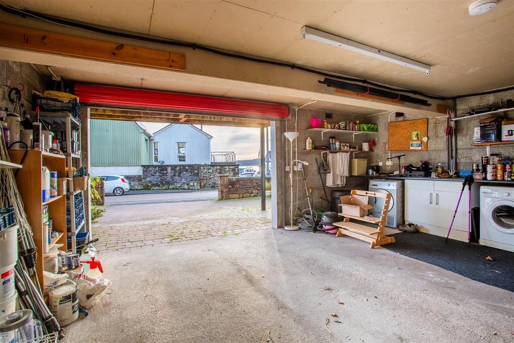 Double garage interior