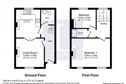 2 bedroom flat to rent, Rokeby Road, Brockley, SE4