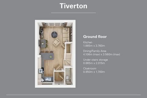 2 bedroom end of terrace house for sale, Plot 28, The Tiverton at The Crescent, The Crescent PE9