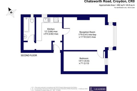 1 bedroom apartment for sale, Chatsworth Road, Croydon