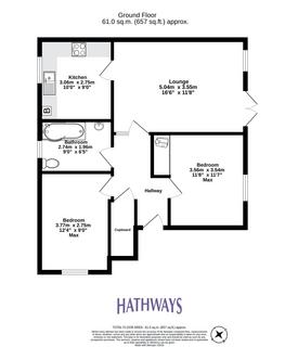 2 bedroom flat for sale, Rose Gardens, Croesyceiliog, NP44