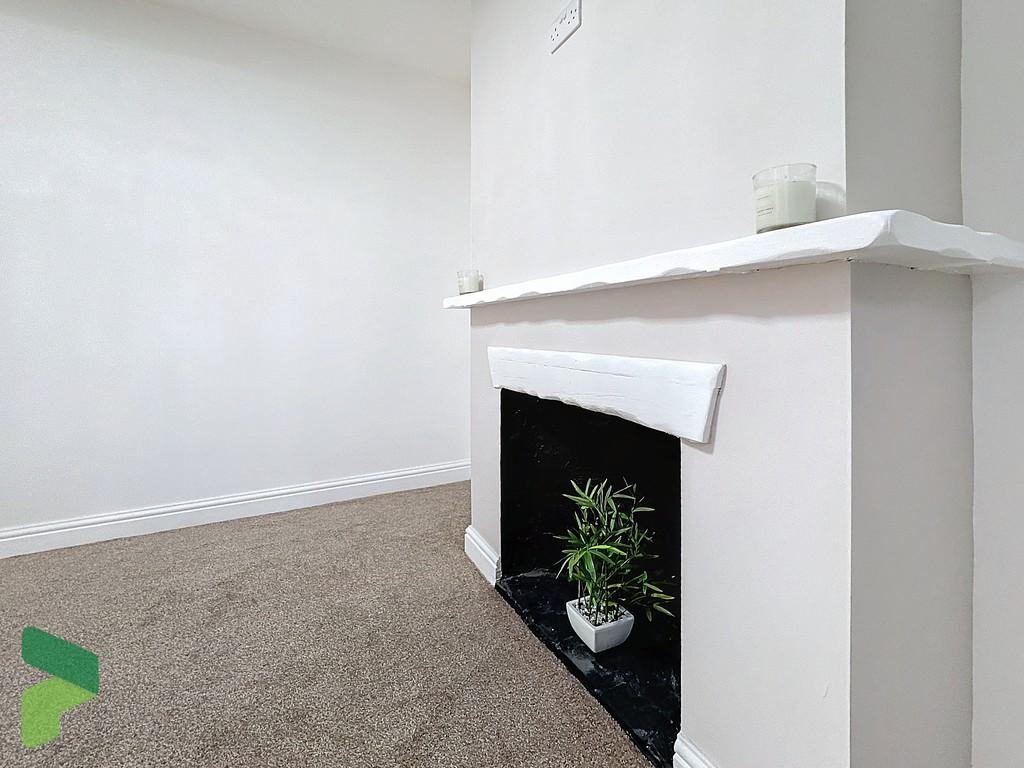 Living room fireplace