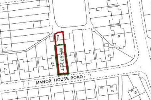 Land for sale, 83 Manor House Road, Glastonbury, Somerset, BA6 9DQ