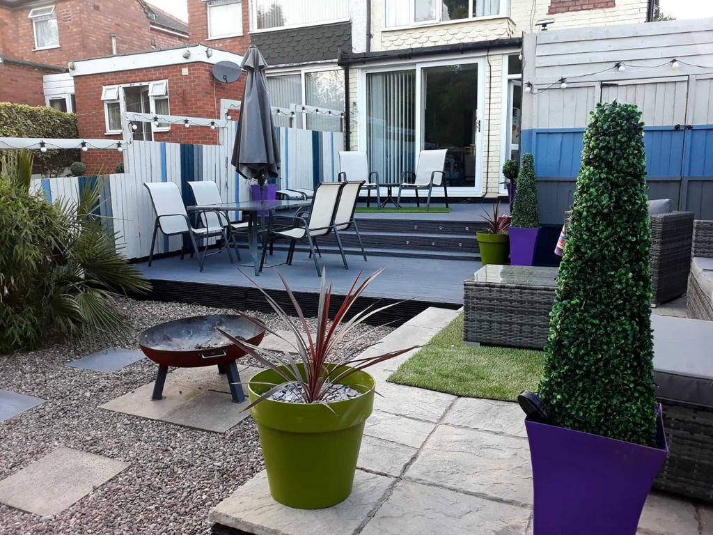 Rear garden erminton crescent