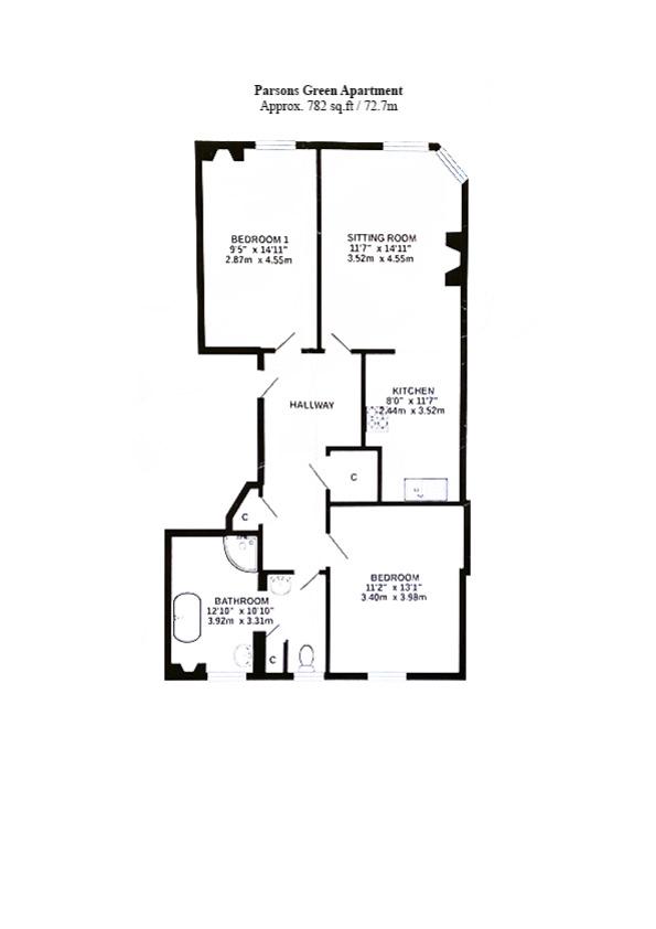 12. Parsons Green Apartment Floor Plan