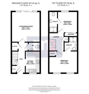 2 bedroom terraced house for sale, Cleeve Grange Crescent, Newport NP20