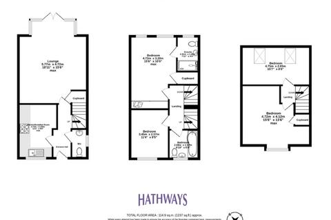 4 bedroom end of terrace house for sale, Mill House Court, Coed Eva, NP44