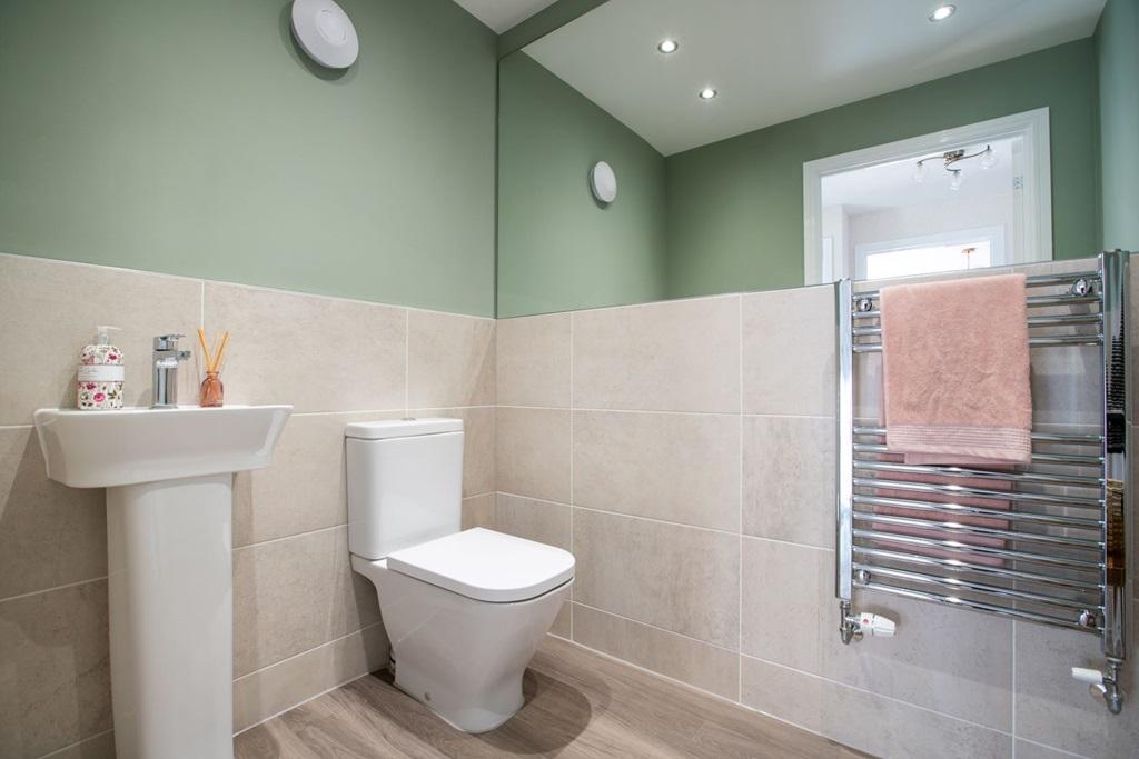 Handy downstairs guest cloakroom