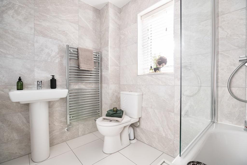 A Taylor Wimpey bathroom is easy to clean