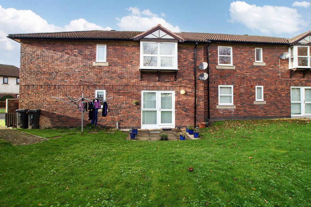 Rear of property