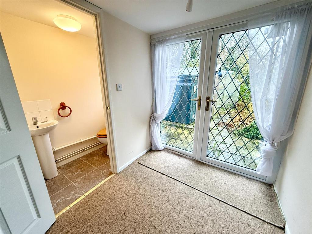 Bedroom and en suite cloakroom