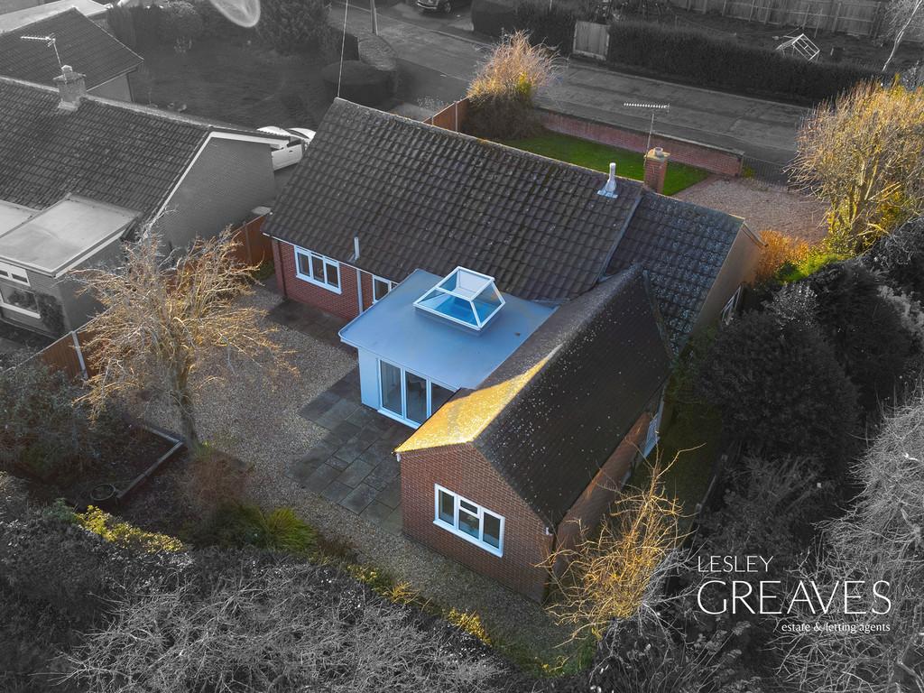 Back of House Drone Photo