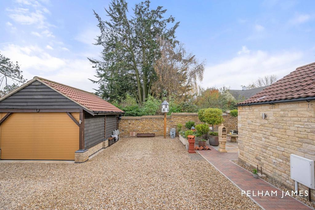 Garage and Driveway, Moorside, The Nook, Easton...