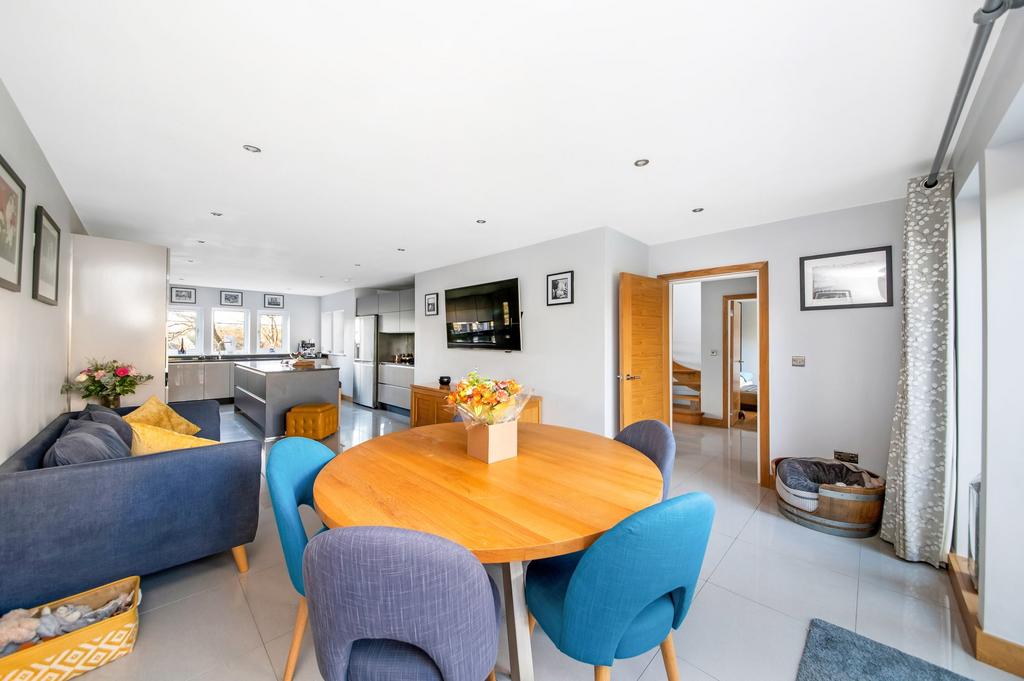 Dining living kitchen