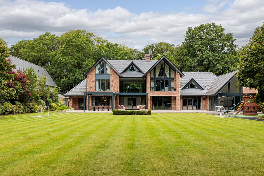 Luxury modern English detached home with landscaped gardens