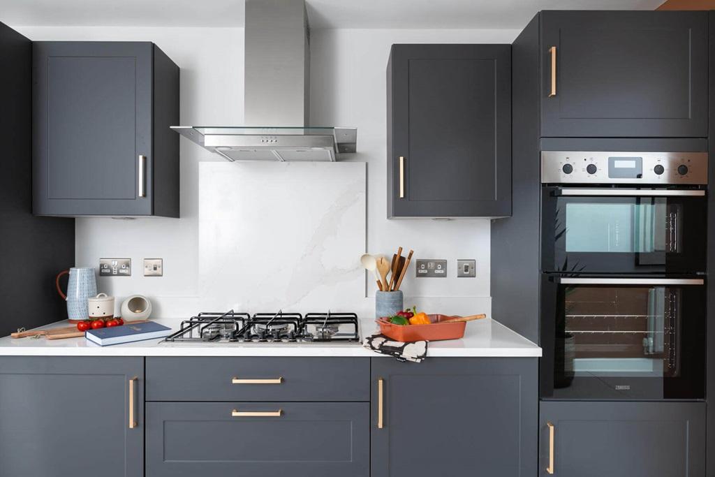 A brand new, modern kitchen is ready to go from...