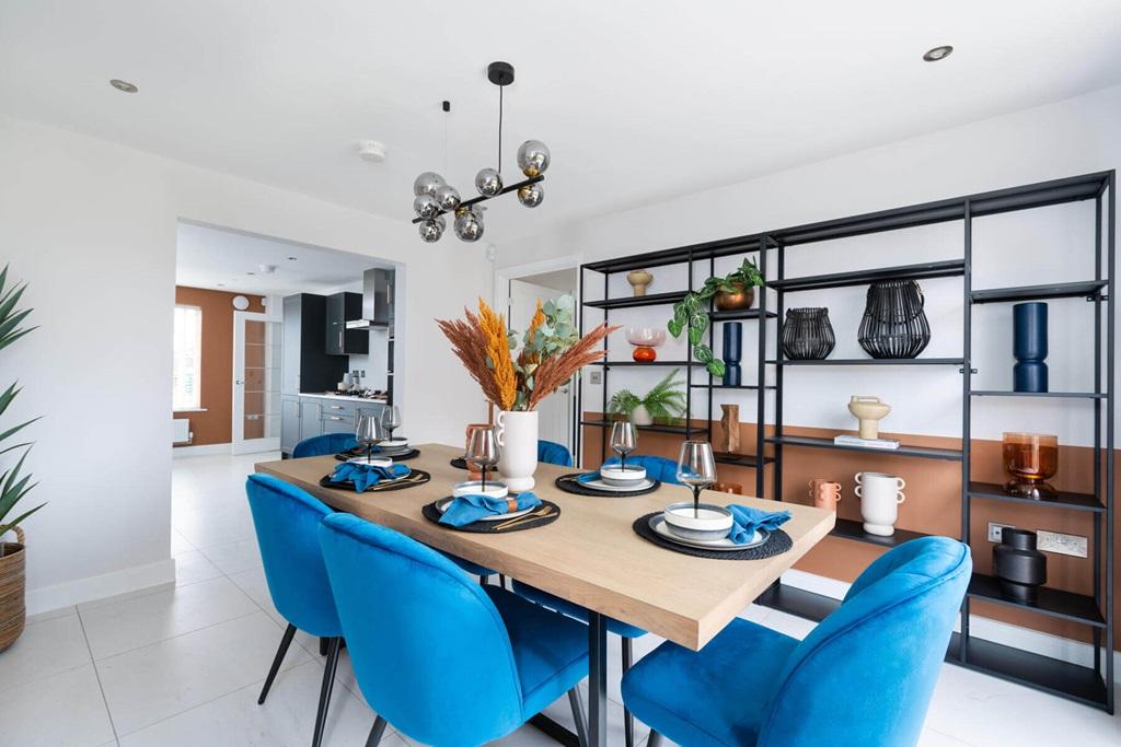A spacious dining area means you can make the...