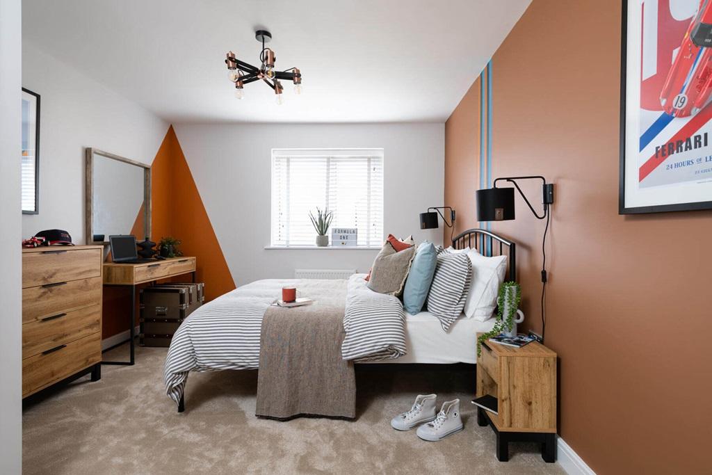 Bedroom 3 provides space for older children or...