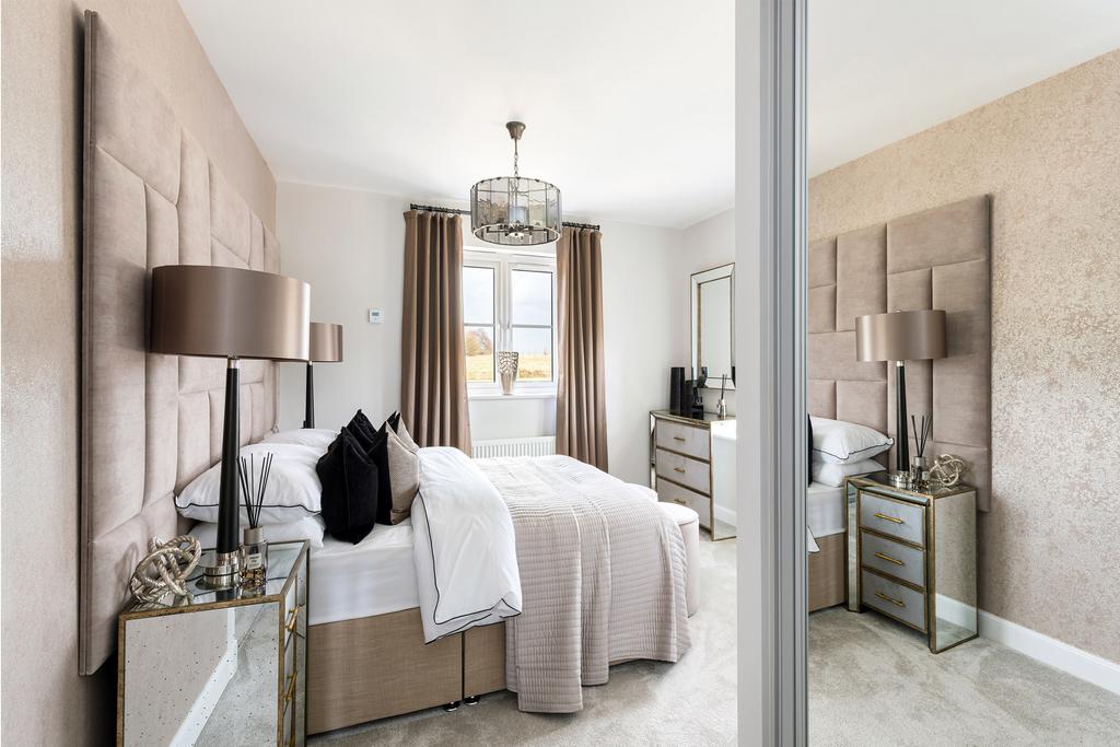 Main bedroom in 4 bedroom home