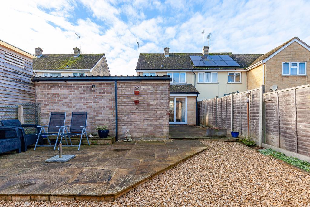 Rear elevation & garaging