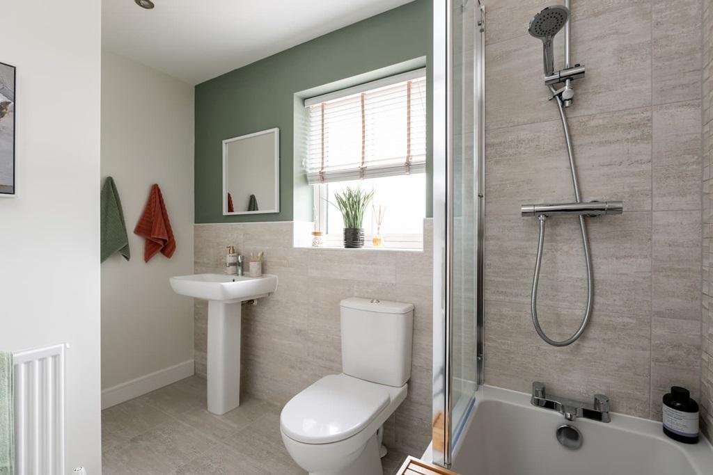 Relax and unwind in a stylish bathroom