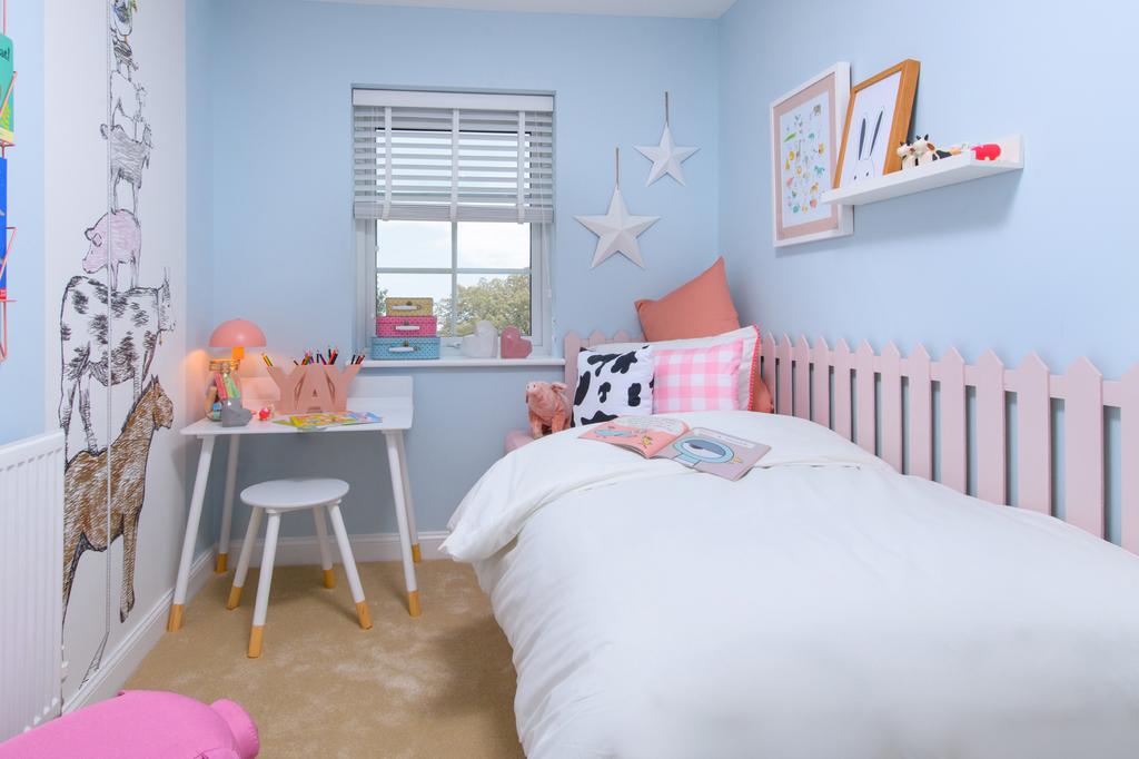 Single bedroom inside Ellerton home