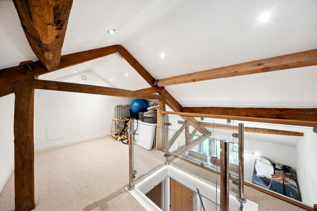 Mezzanine loft.