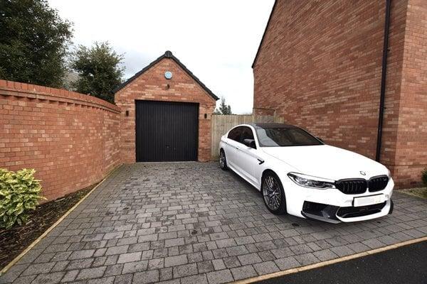 Driveway and garage