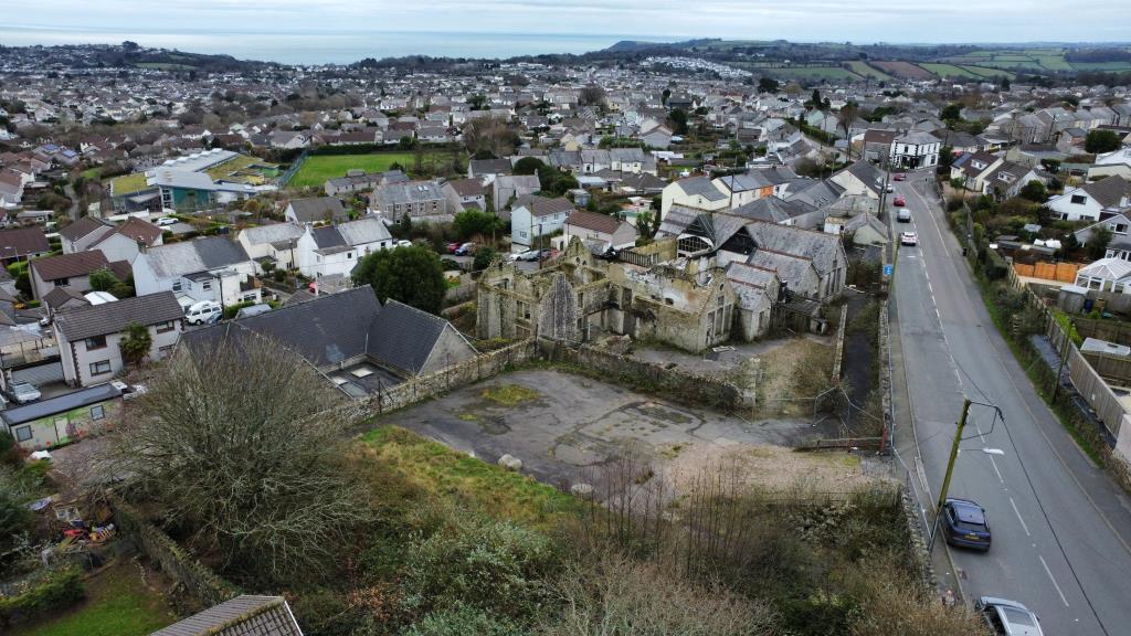 Alternative aerial photo showing Lot in its curren