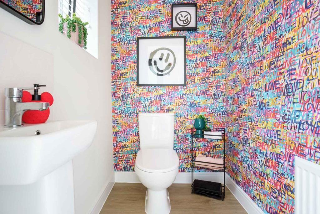 A handy guest cloakroom doesn't have to be boring