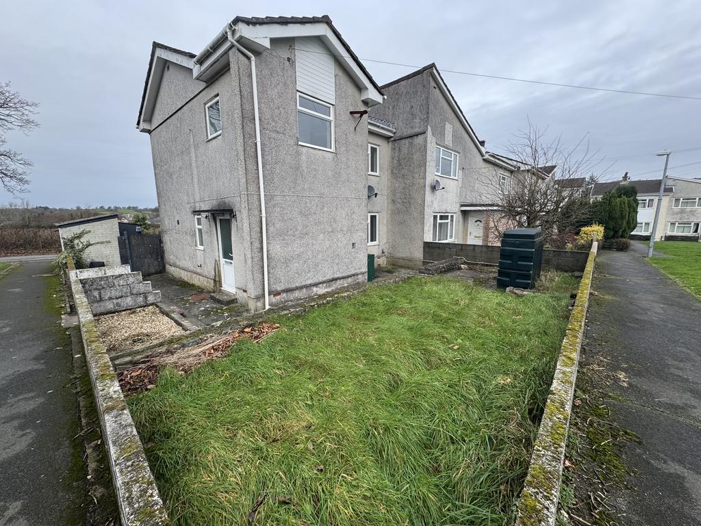 Rear of property