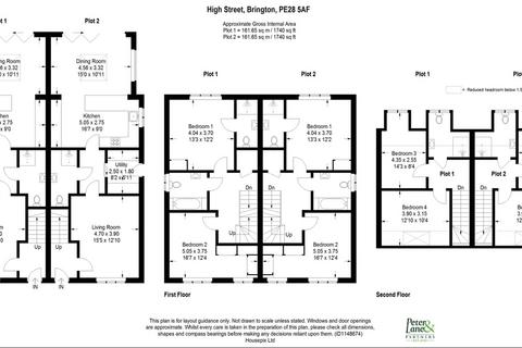 4 bedroom townhouse for sale, High Street, Brington, PE28