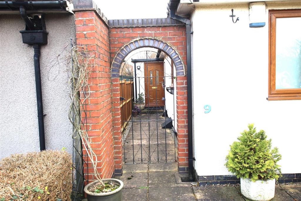 Archway to front door