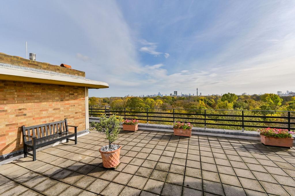 Roof terrace view, roof terrace