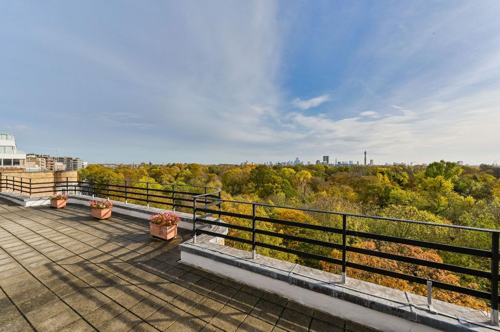 Roof terrace view, roof terrace