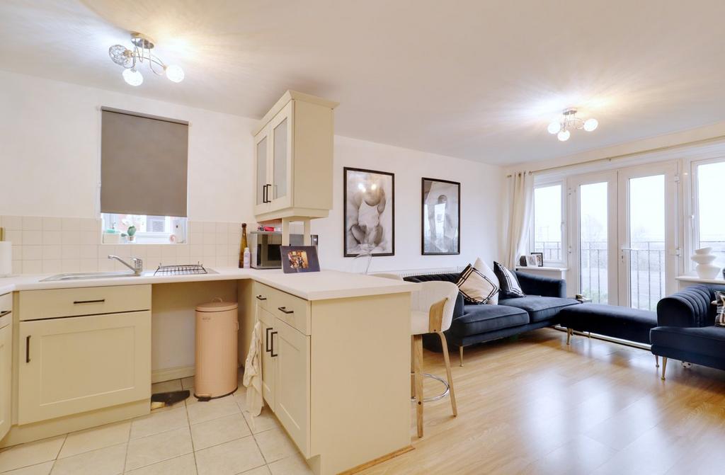 Open-plan living area