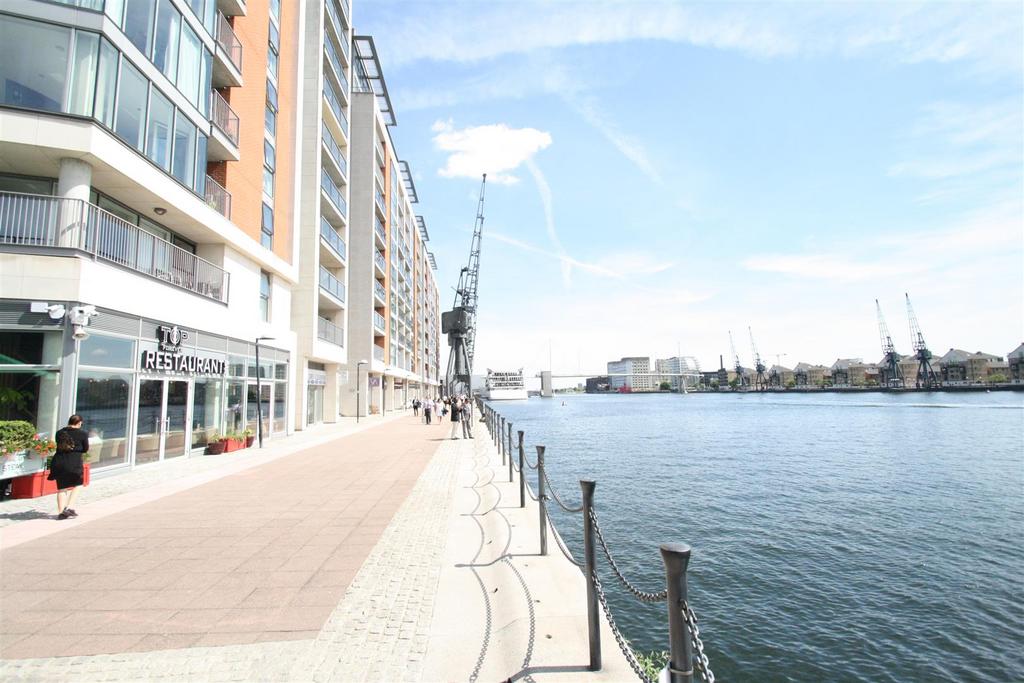 Local restaurants and walkways