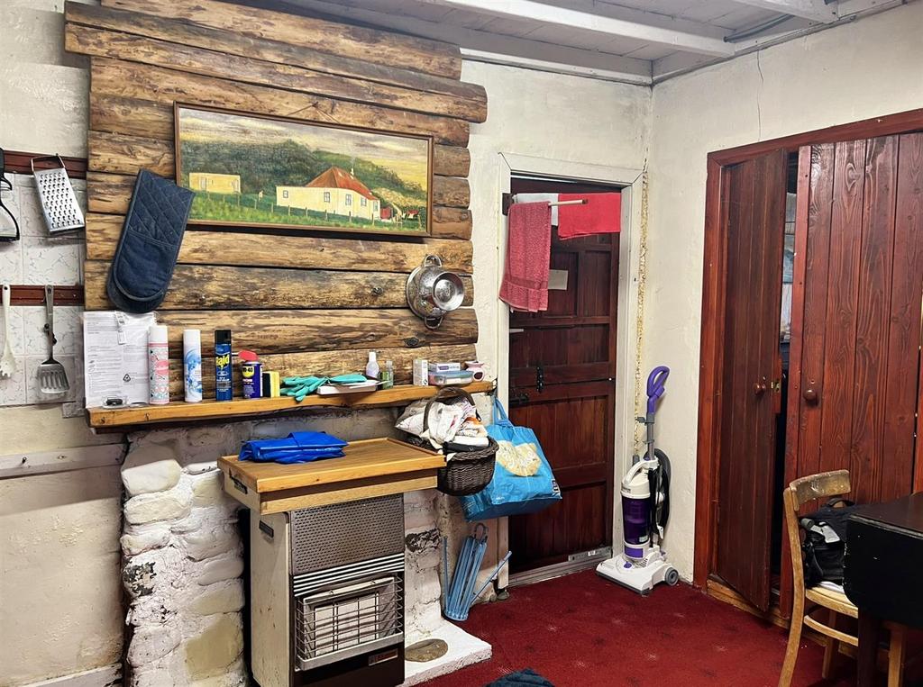Kitchen fire place and external stable door
