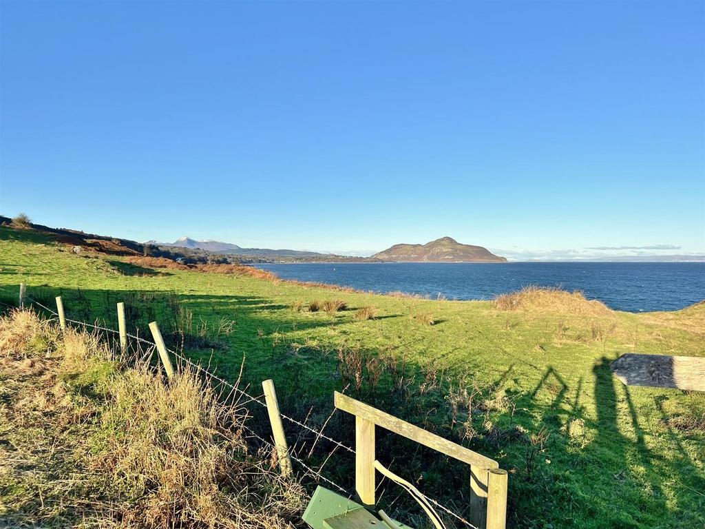 View to Holy Isle and Goatfel from the top path