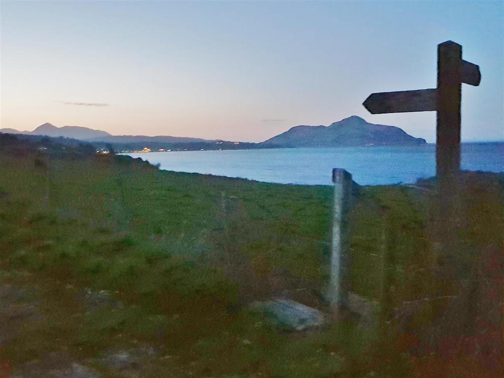 North view from top of the path