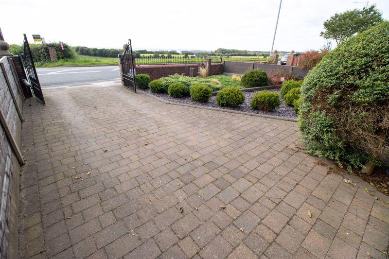 Driveway and garden