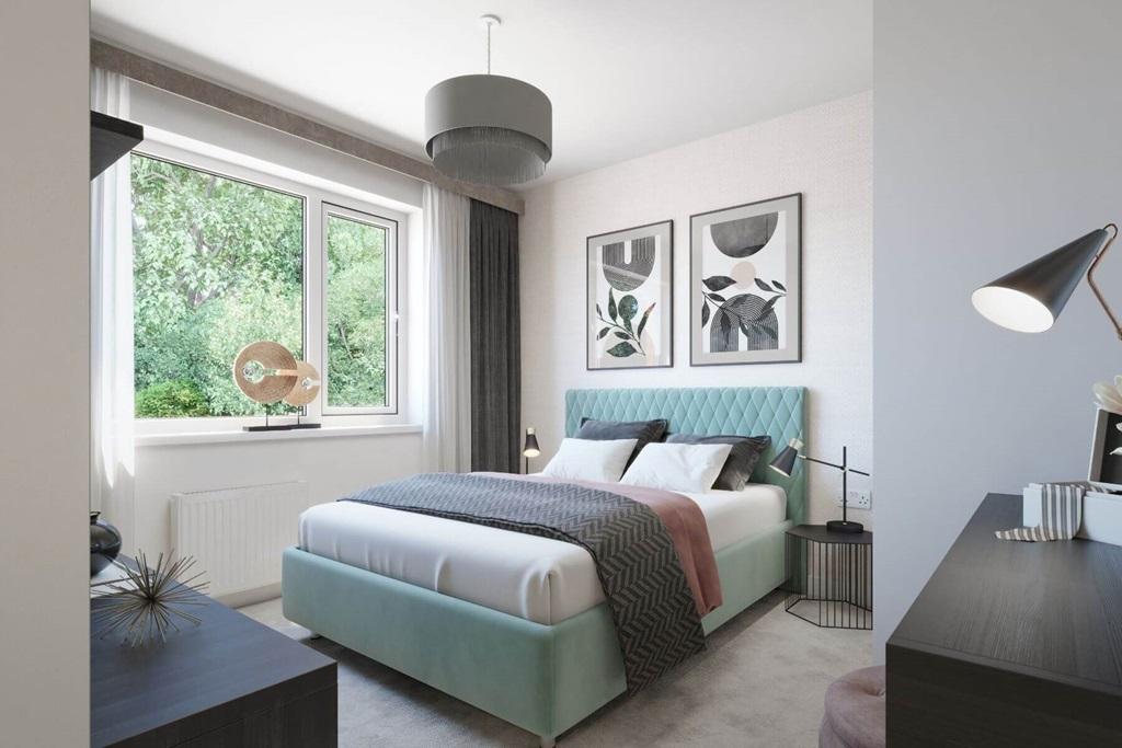 A second double bedroom is perfect for guests