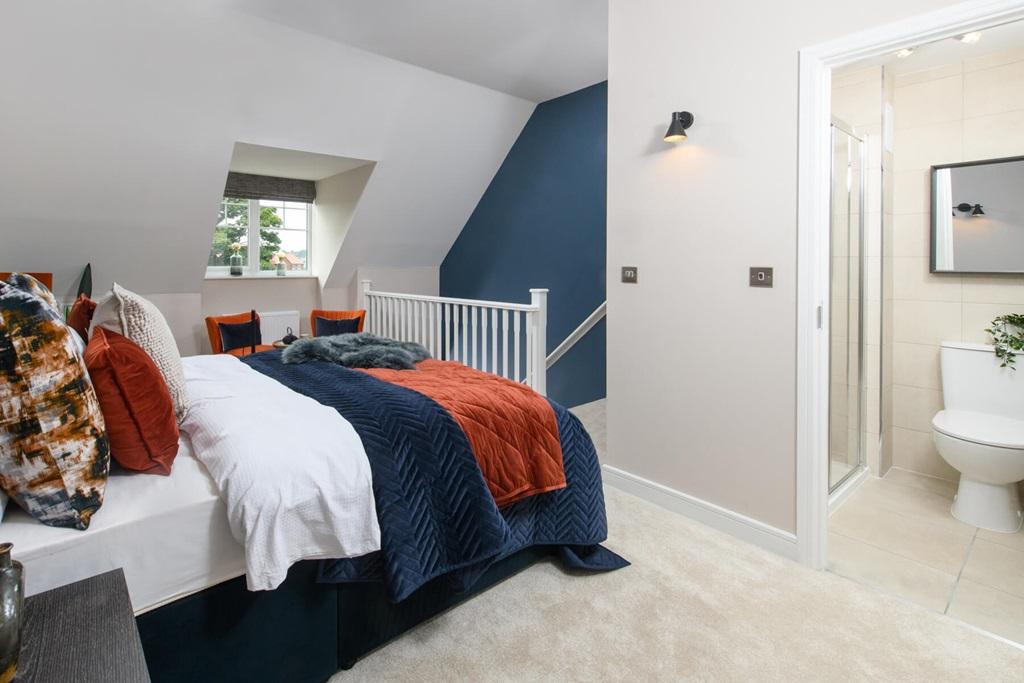 With an en-suite shower room away from the rest...