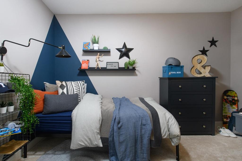 The third bedroom could also provide a place to...