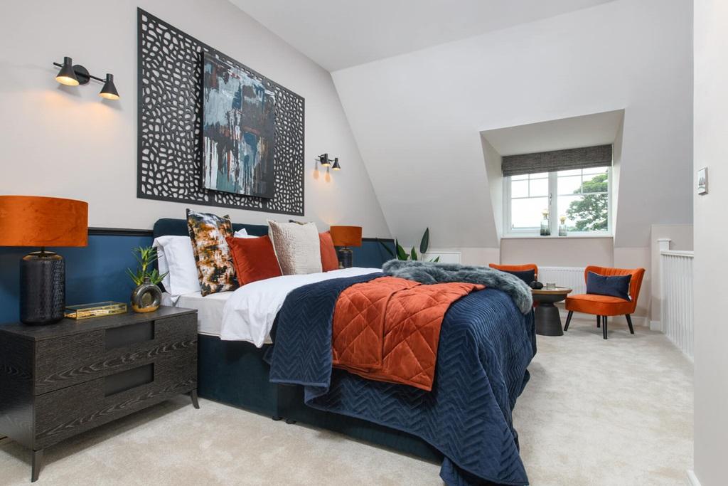 The impressive bedroom 1 occupies the entire...
