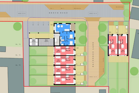 Residential development for sale, Beech Road, Rushden NN10